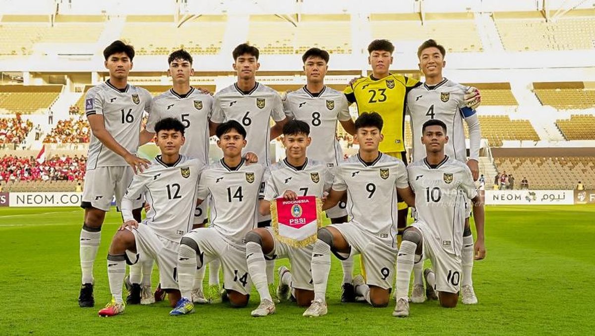 Klasemen Piala Asia U-17 2025 Indonesia Kedua Usai Yaman Menang