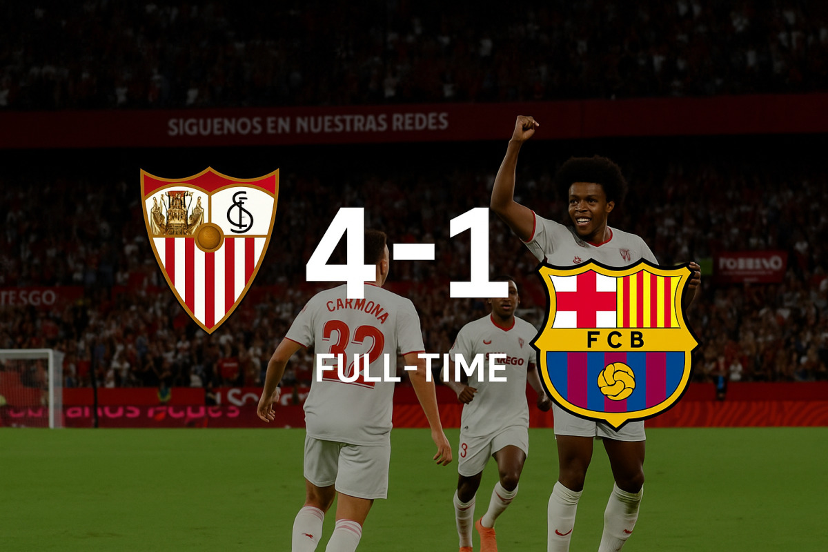 KEJUTAN BESAR di Ramon Sanchez-Pizjuan! Sevilla vs Barcelona 4-1, Blaugrana Ambruk di Andalusia!